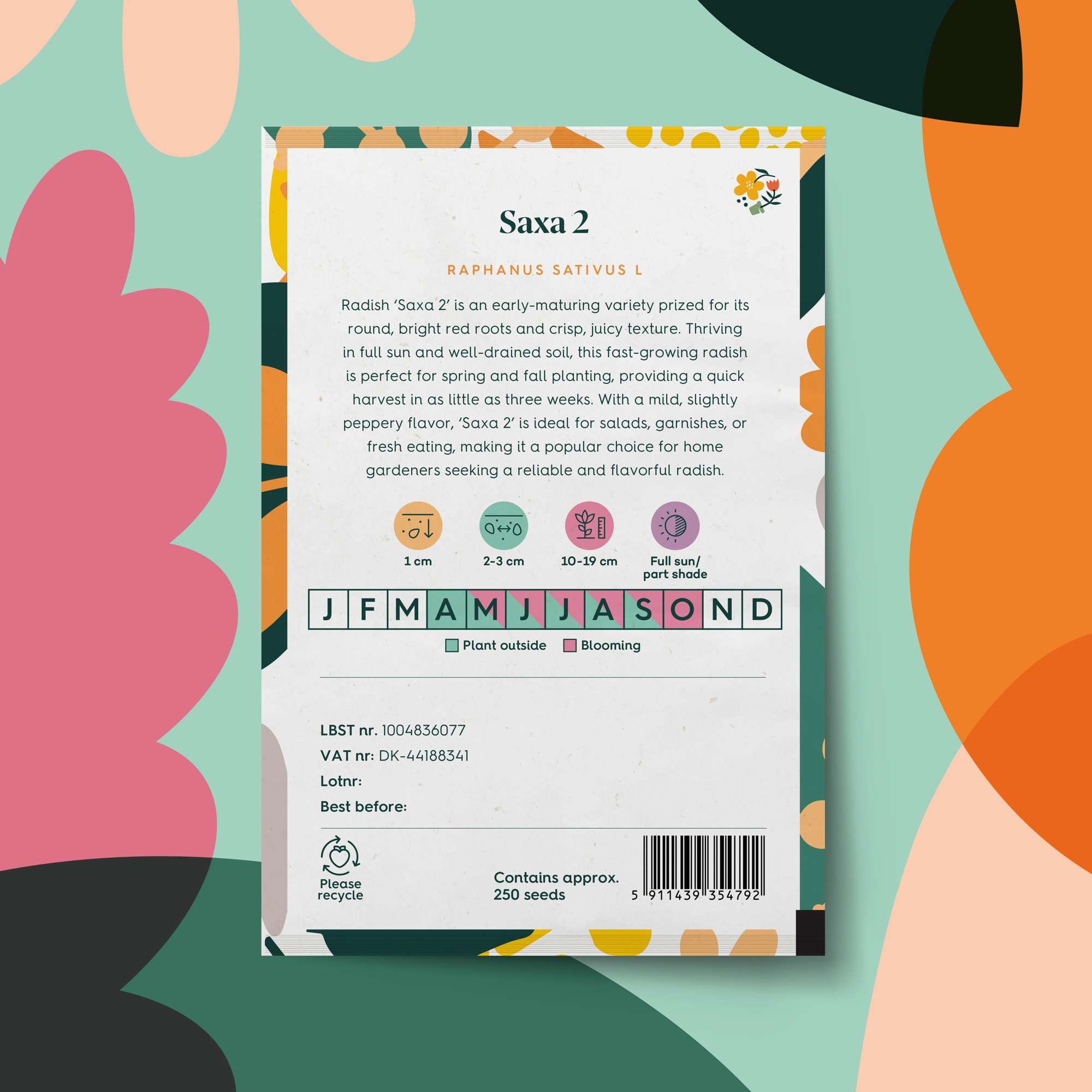 Rädisa 'Saxa 2' (frö)